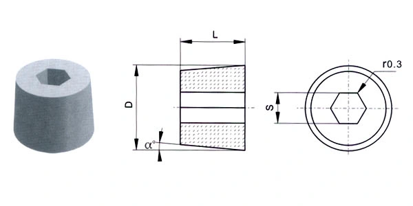 Multiple Type Tungsten Carbide Wire Drawing Dies / Wire Drawing Mold 2