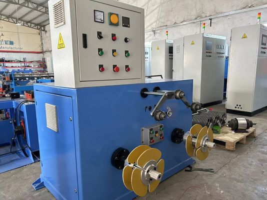 High Speed Wire Coil Making Machine , 630 Double Head Cable Coil Machine