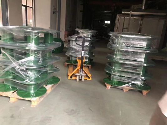 1.5 2.5 Cable Bobbin 630 Double Layers Iron Bobbin For Bunching Machine