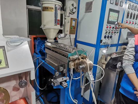 PTFE Wire And Cable Extruder Machine 60kg/H 11KW With Siemens Motor