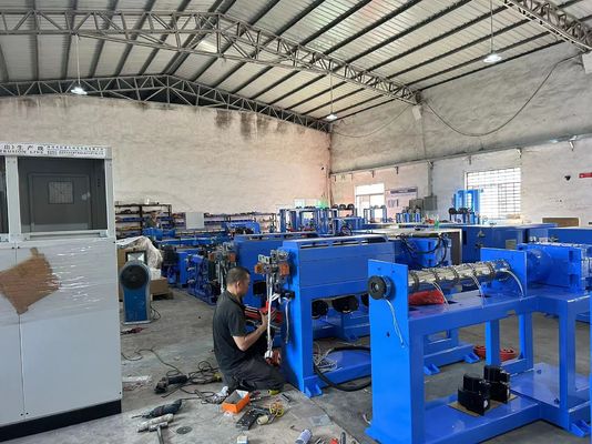 1-5mm Cable Extruder Machine 90kg/H PVC Wire Extruder For TV And CCTV Cable Production