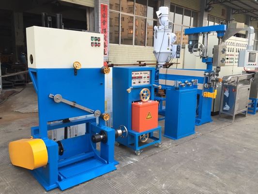 Jacket Sheath PE PVC Cable Extruding Machine 22kw Motor Power