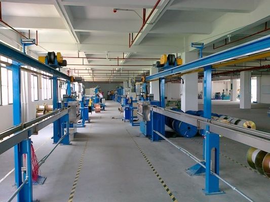 Jacket Sheath PE PVC Cable Extruding Machine 22kw Motor Power