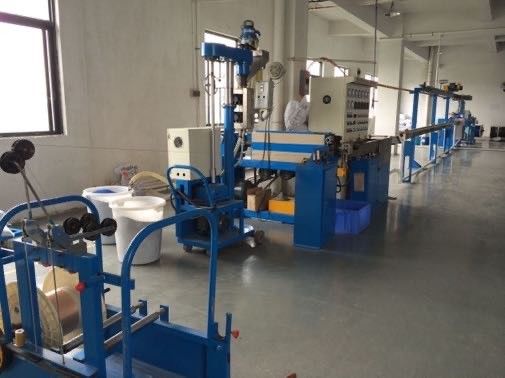 Plastic PVC Wire Cable Extrusion Lines 140kg/h Wire Making Machinery