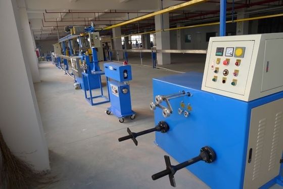 Plastic PVC Wire Cable Extrusion Lines 140kg/h Wire Making Machinery