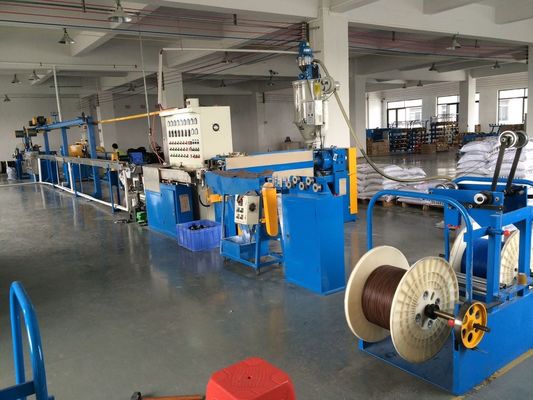 Plastic PVC Cable Extruder Extrusion Making Machine For House Cable 1.5 2.5