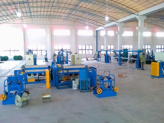 Jacket Sheath PE PVC Cable Extruder / Electrical Cable Manufacturing Machine