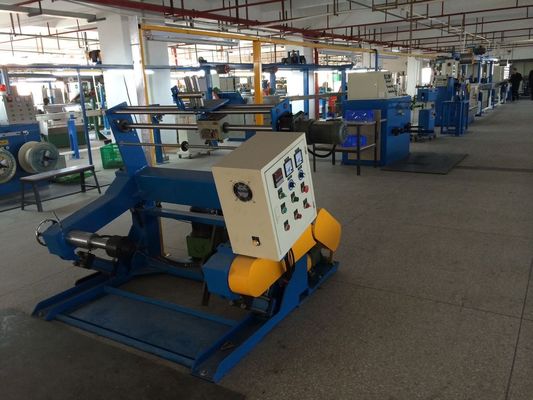 Jacket Sheath PE PVC Cable Extruder / Electrical Cable Manufacturing Machine