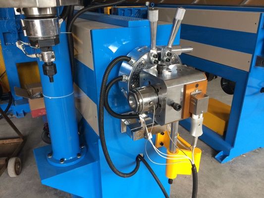 Jacket Sheath PE PVC Cable Extruder / Electrical Cable Manufacturing Machine