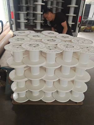 Customized 300mm ABS Plastic Wire Bobbin For Cable Making Machine