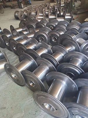 300mm Flat Steel Cable Bobbin And Spool High Speed For Wire Drawing Machine