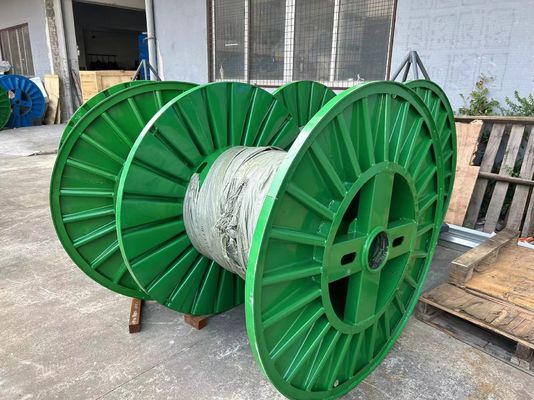 1250mm Corrugated Cable Bobbin  For Wire / Cable Metal Reel Steel Drum