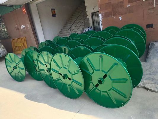 500mm 630mm 800mm 1000mm Iron Punching Steel Bobbin For Cable Copper Production