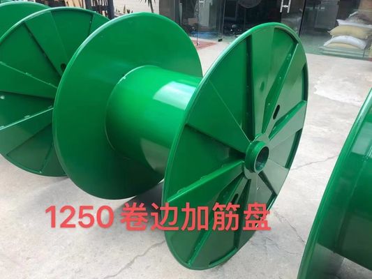 Empty Cable Bobbin 1000mm 1250mm Wire Reel Drum For 1250 Buncher 90 Extruder Line