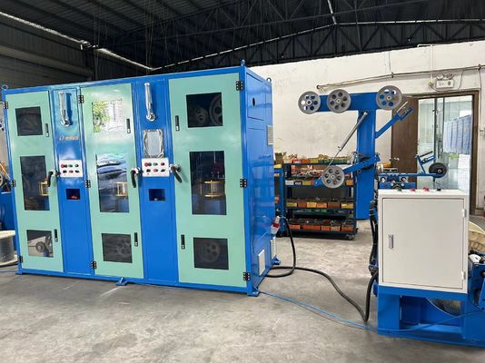 Vertical Automatic Copper Tapping Machine 2500RPM-3000RPM Cable Wrapping Machine