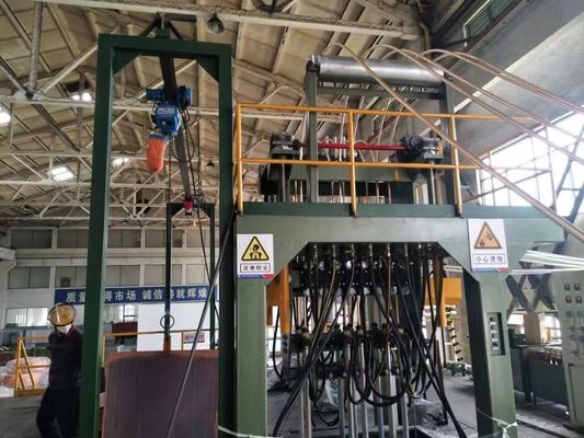 8-20mm High Output Copper Upcast Machine 6000T Continous Casting Machine