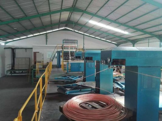 Continuous 8-17mm Copper Upcast Machine 2000 Tons For Cable 1.5 2.5