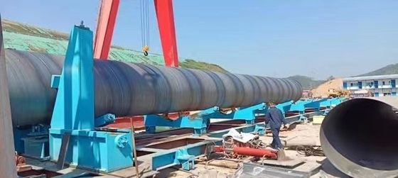 SSAW Spiral Welded Pipe Making Machine Front Swing Spiral Pipe Mill