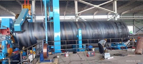 SSAW Spiral Welded Pipe Making Machine Front Swing Spiral Pipe Mill