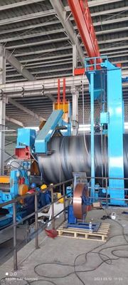 SSAW Spiral Welded Pipe Making Machine Front Swing Spiral Pipe Mill