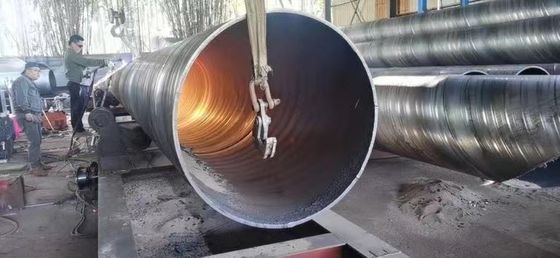Front Swing Spiral Welded Pipe Mill Q235 Q355 X60 X70 X80 Spiral Tube Forming Machine