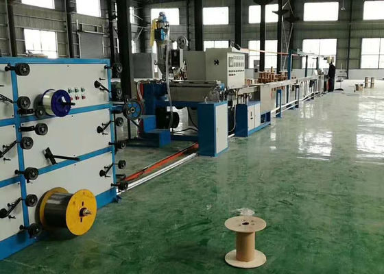 50 Fiber Secondary Coating Line Cable Extrusion Line Machine For Fiber Cable