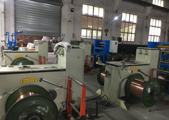 500mm Cable Wire Bunching Stranding Machine electrical Plastic Winding Cutting Extrusion Extruder