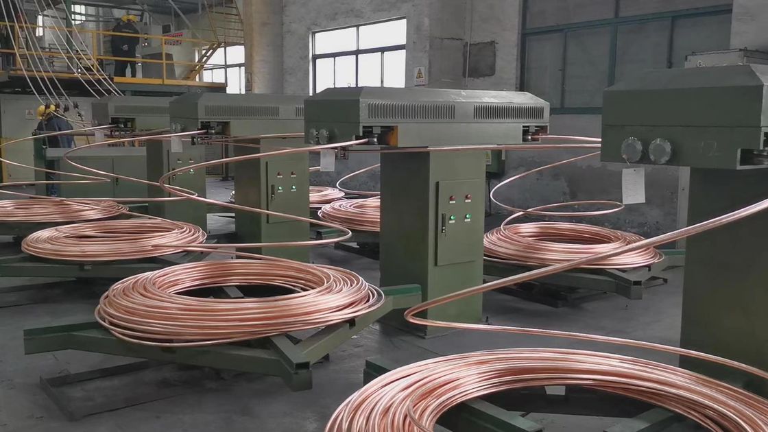 Continuous Upcast Copper Rod Machine 8000 Tons For PVC Cable